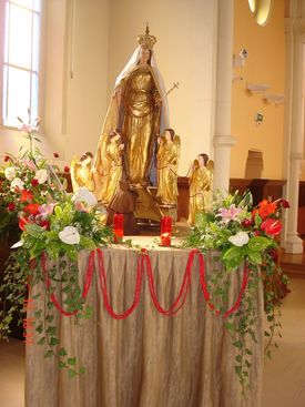 Notre Dame du Saint Cordon très fleurie, Escaudoeuvres