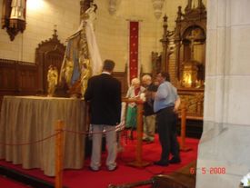 Préparation de la Statue, église de Carnières